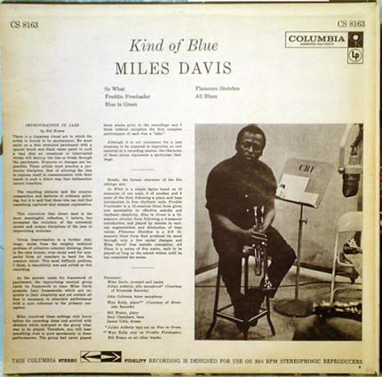 Miles DAVIS Kind Of Blue